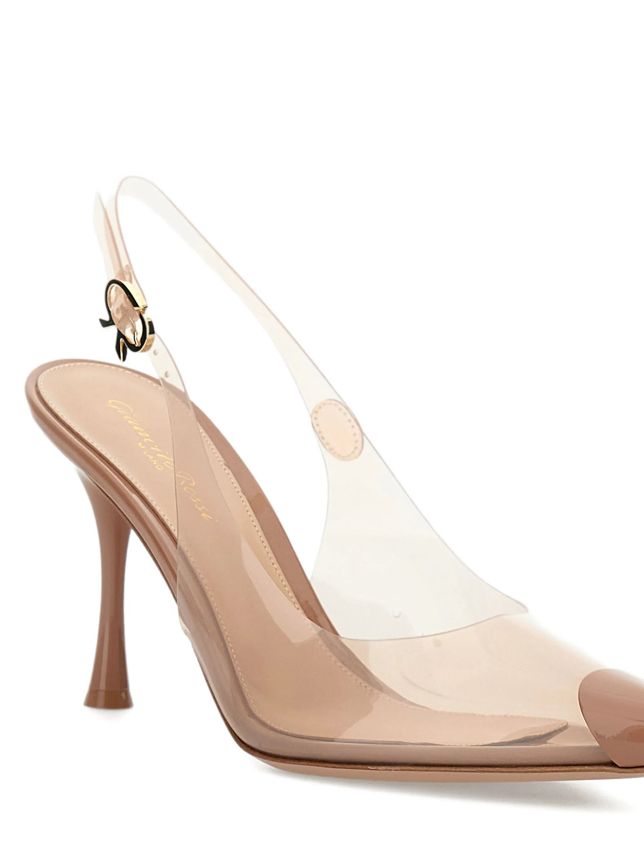 85mm Diana slingback transparent pumps - 4