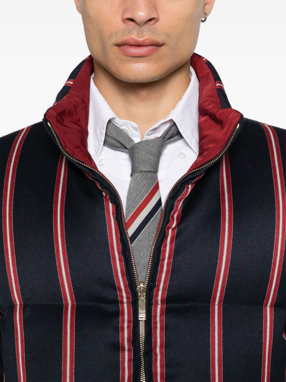 Downfill 4-Bar Reversible Puffer Jacket - 5