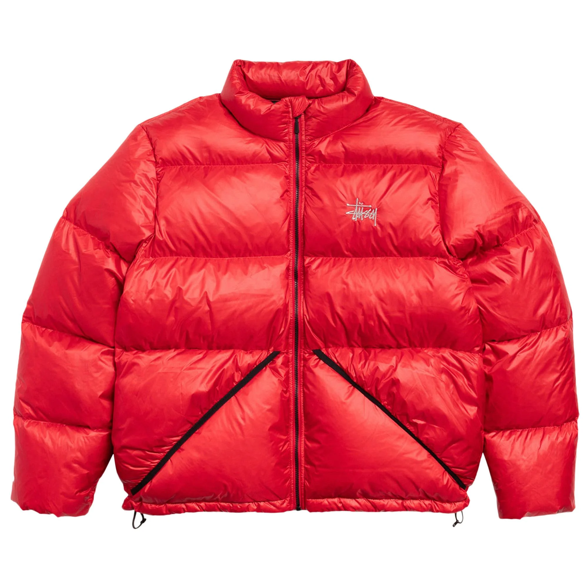 Stussy Micro Ripstop Down Jacket 'Red' - 1