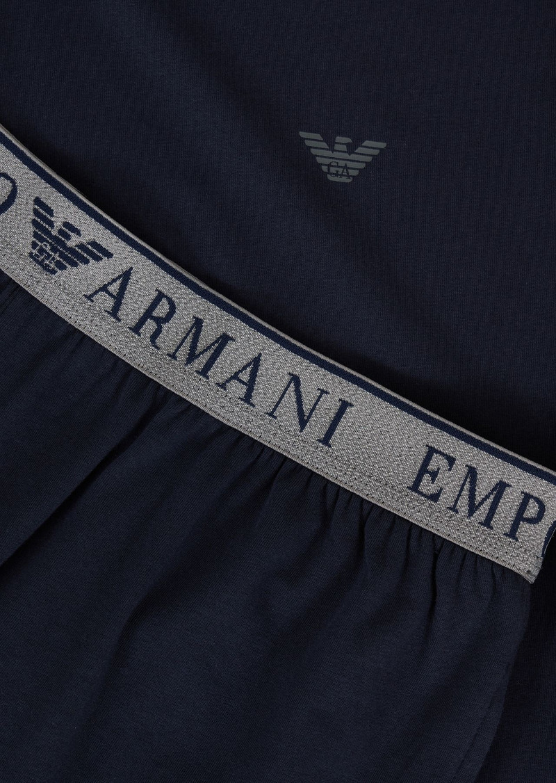 EMPORIO ARMANI Short pyjamas with Endurance logo outlook