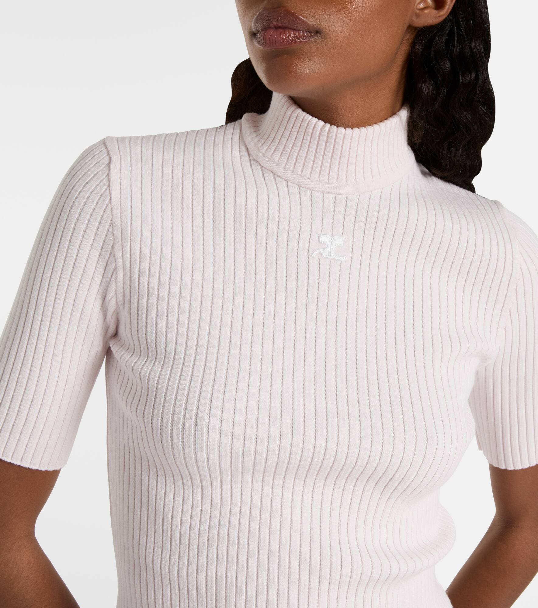 Reedition ribbed-knit top - 4