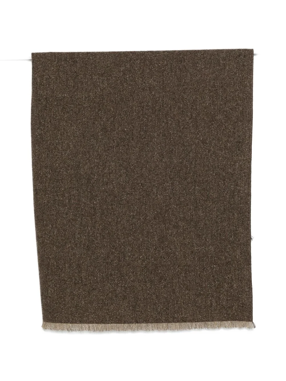 fringed shimmering scarf - 1