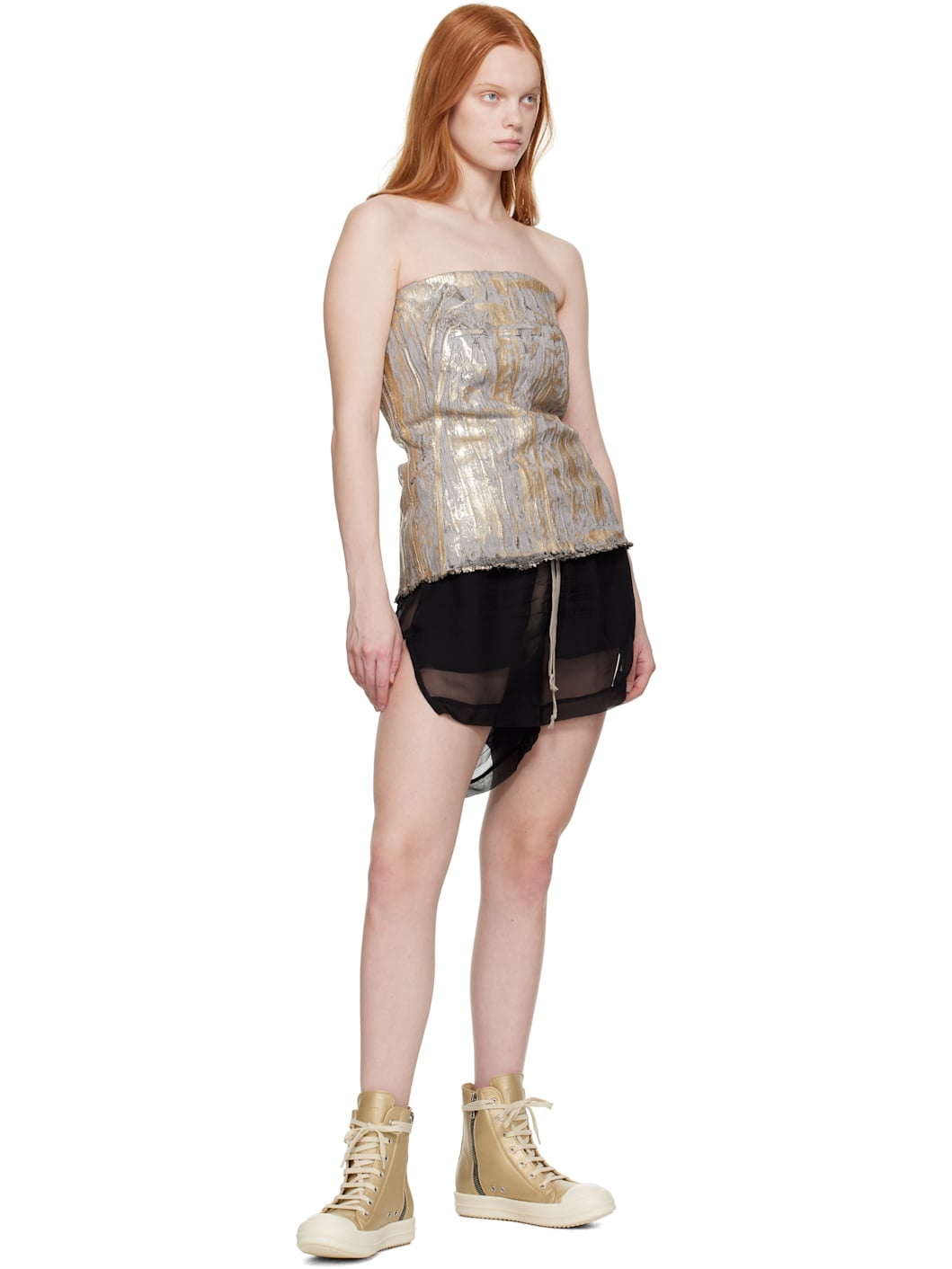 Gold Hollywood Sneakers - 5