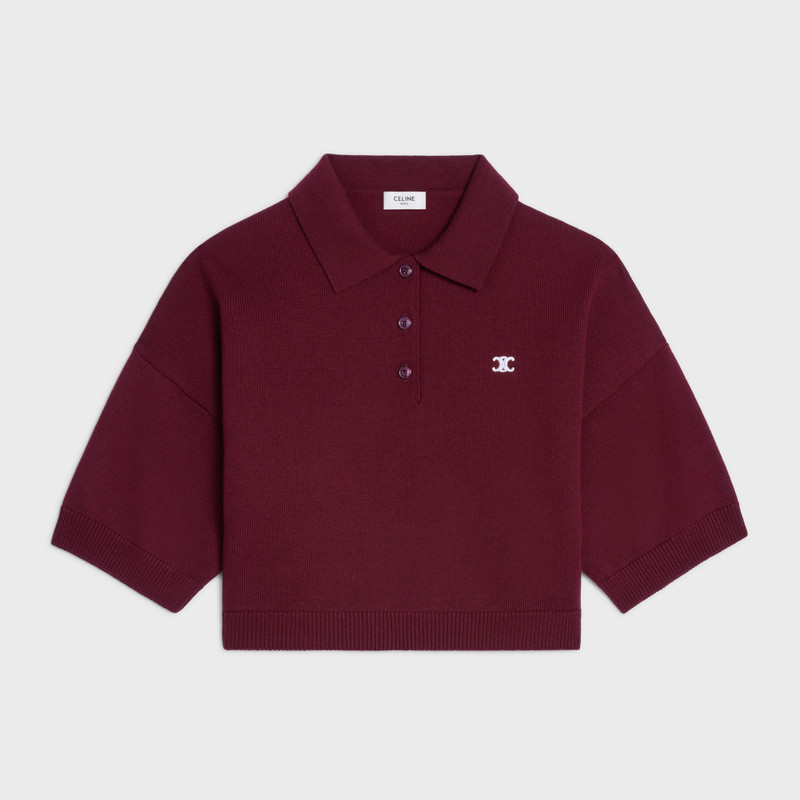 cropped polo IN wool 1