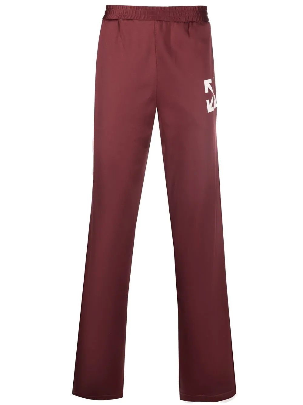 Arrows-motif track pants - 1