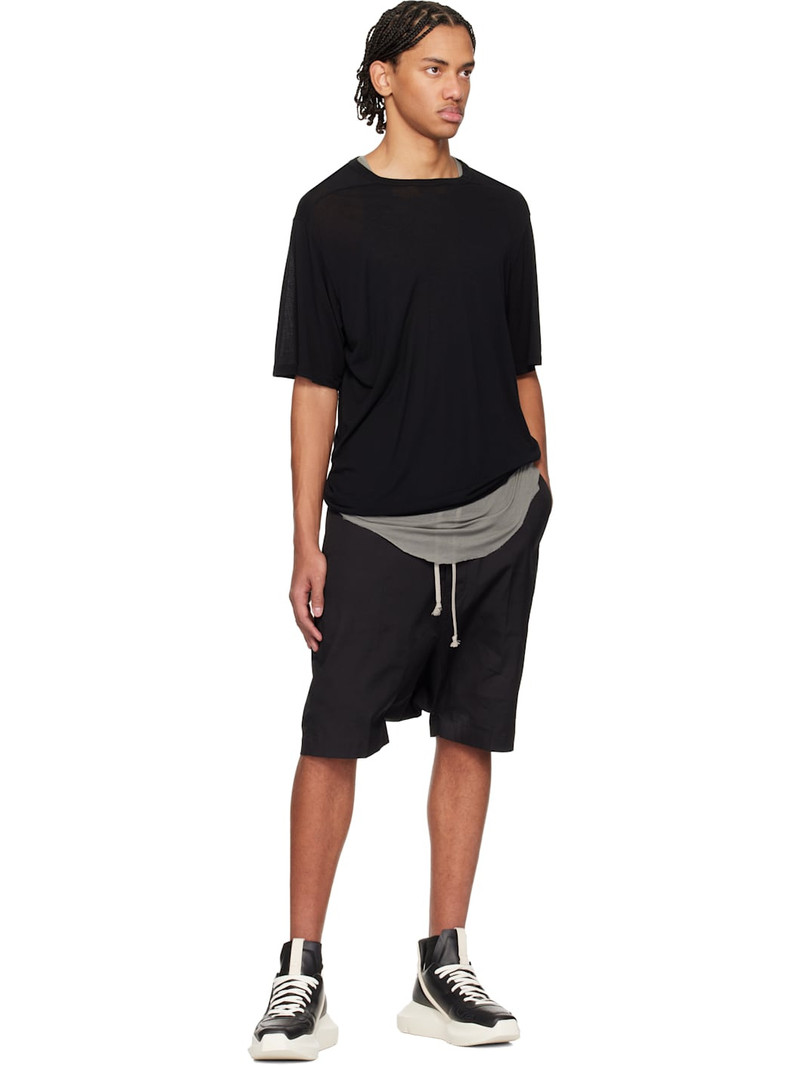 Rick Owens Black Temple Geth Runner Sneakers outlook