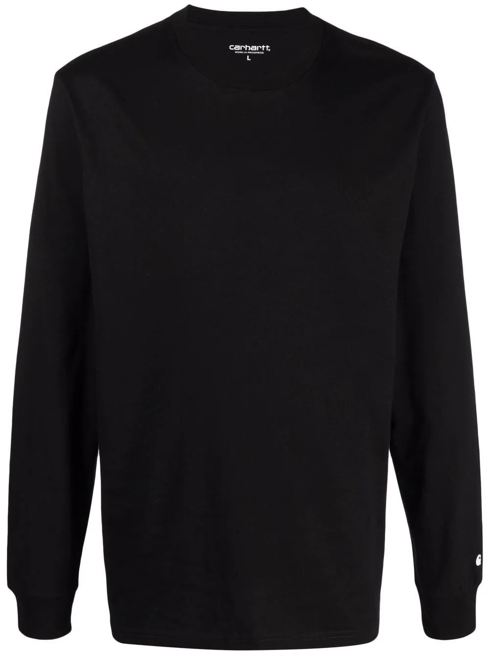 plain black sweatshirt - 1