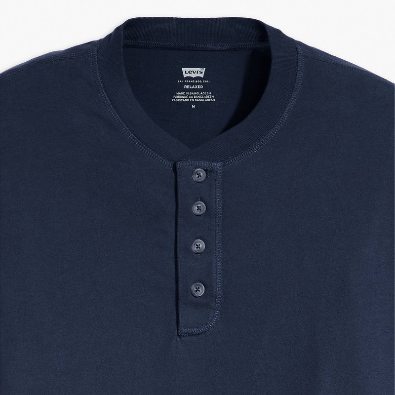 SHORT SLEEVE FOUR BUTTON HENLEY 4