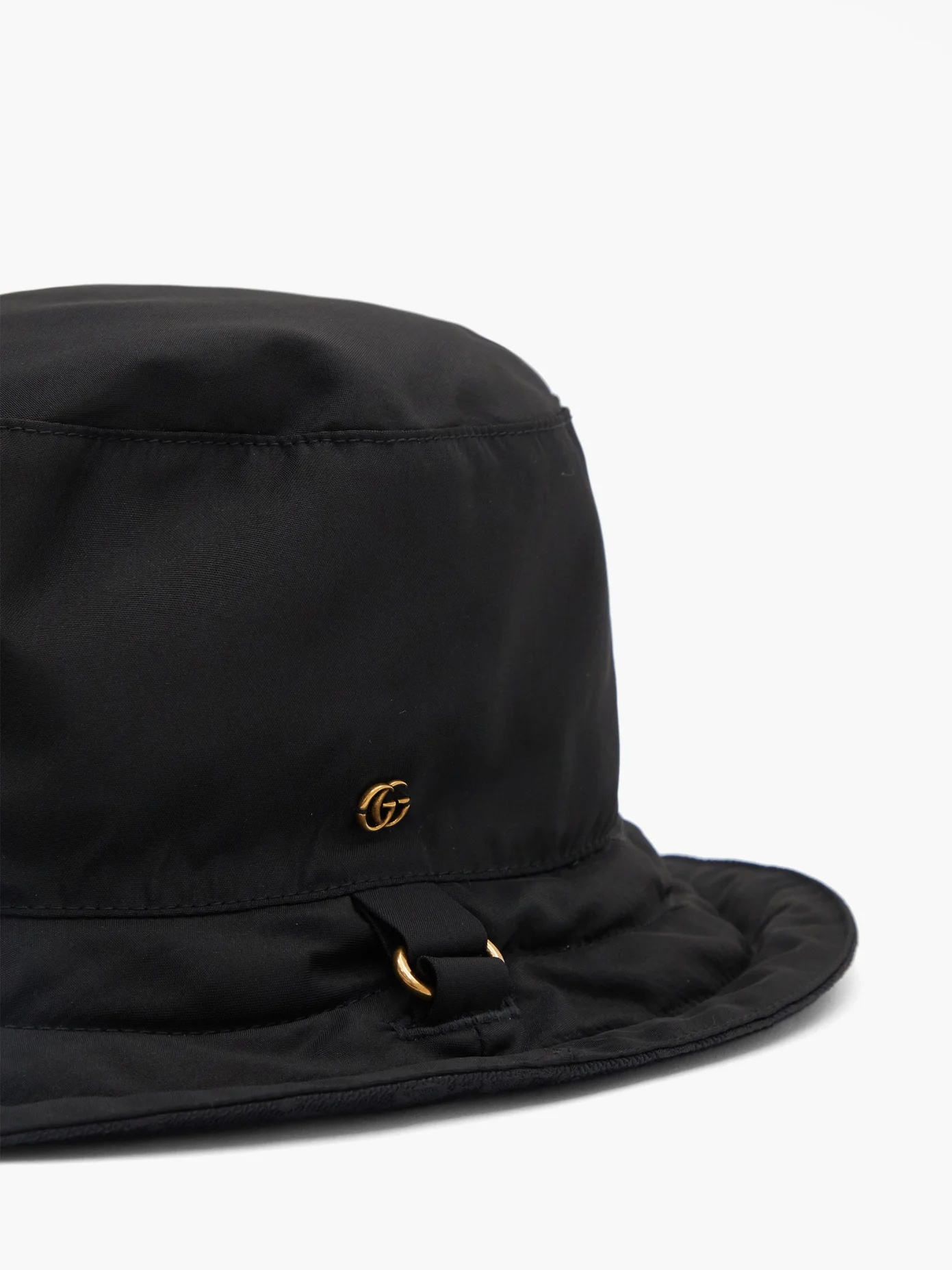 Reversible GG-plaque shell bucket hat - 3