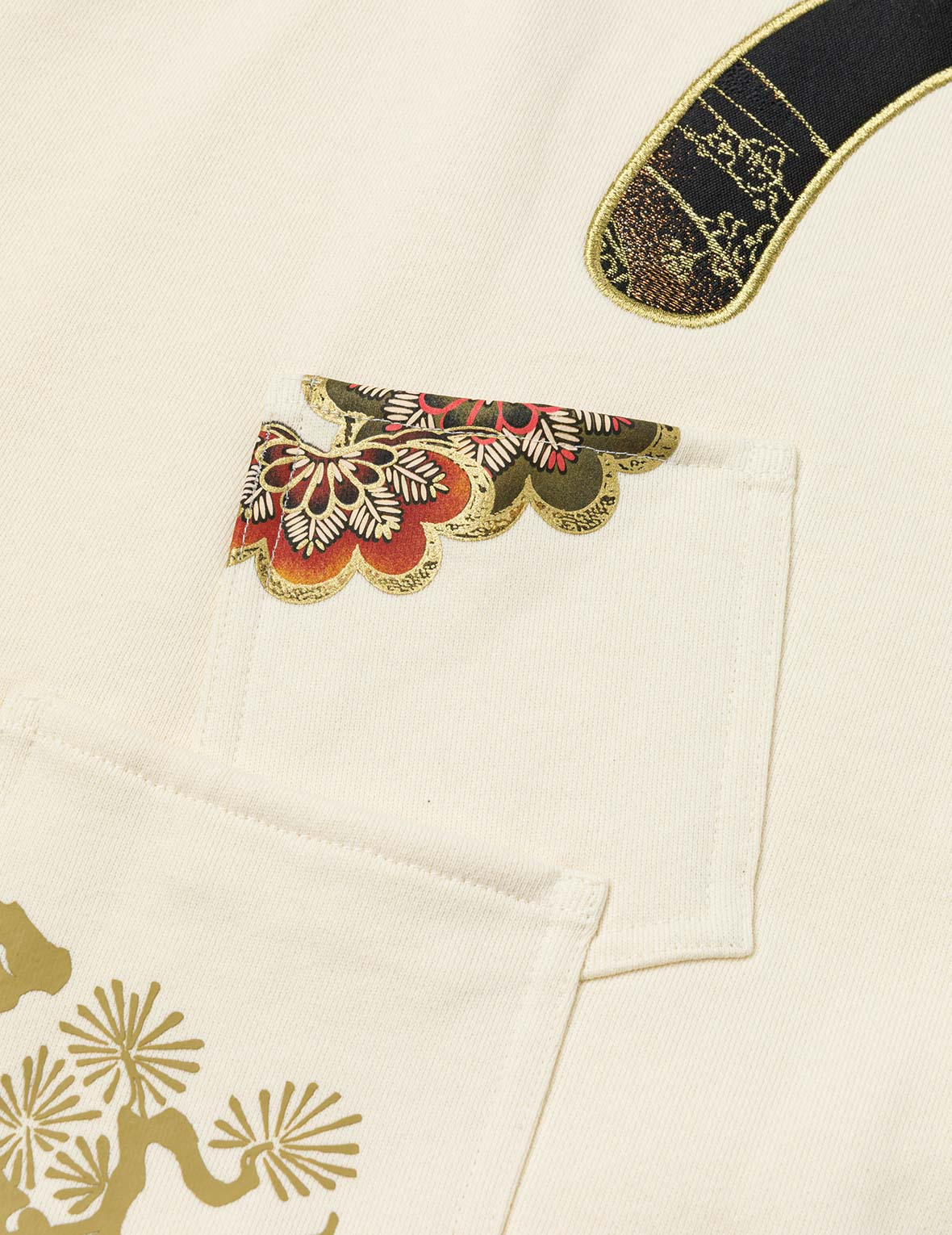 Seagull Brocade Appliqué Relax Fit Sweatshirt - 9