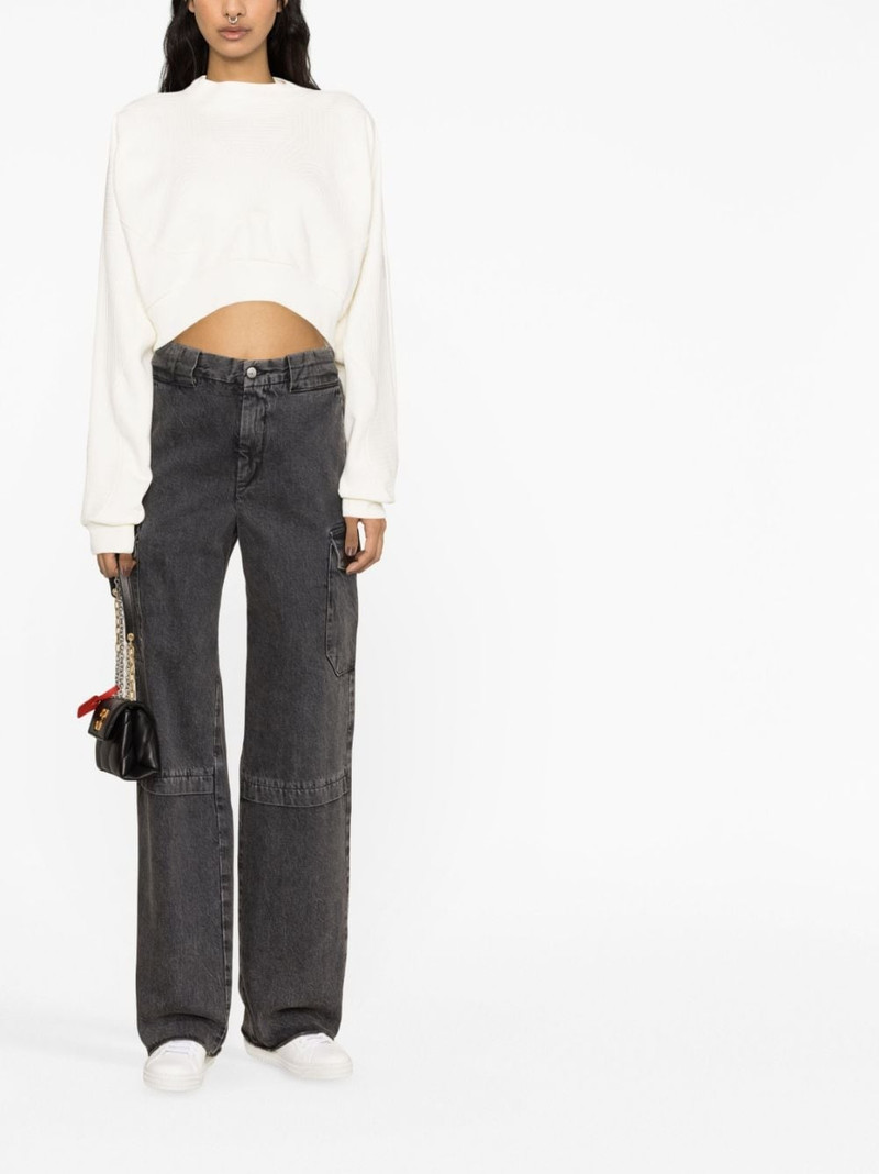 Off-White Vortix Cor cropped sweatshirt outlook