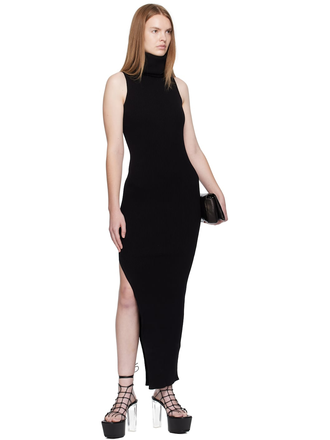 Black Concordians Tube Maxi Dress - 4