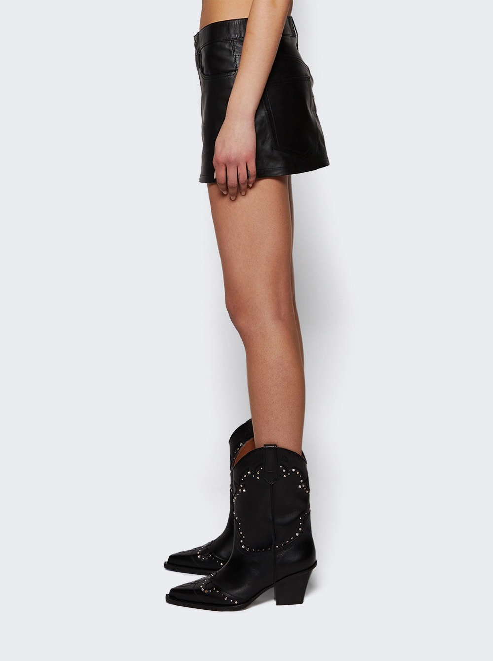 Micro Mini Skirt Black - 4