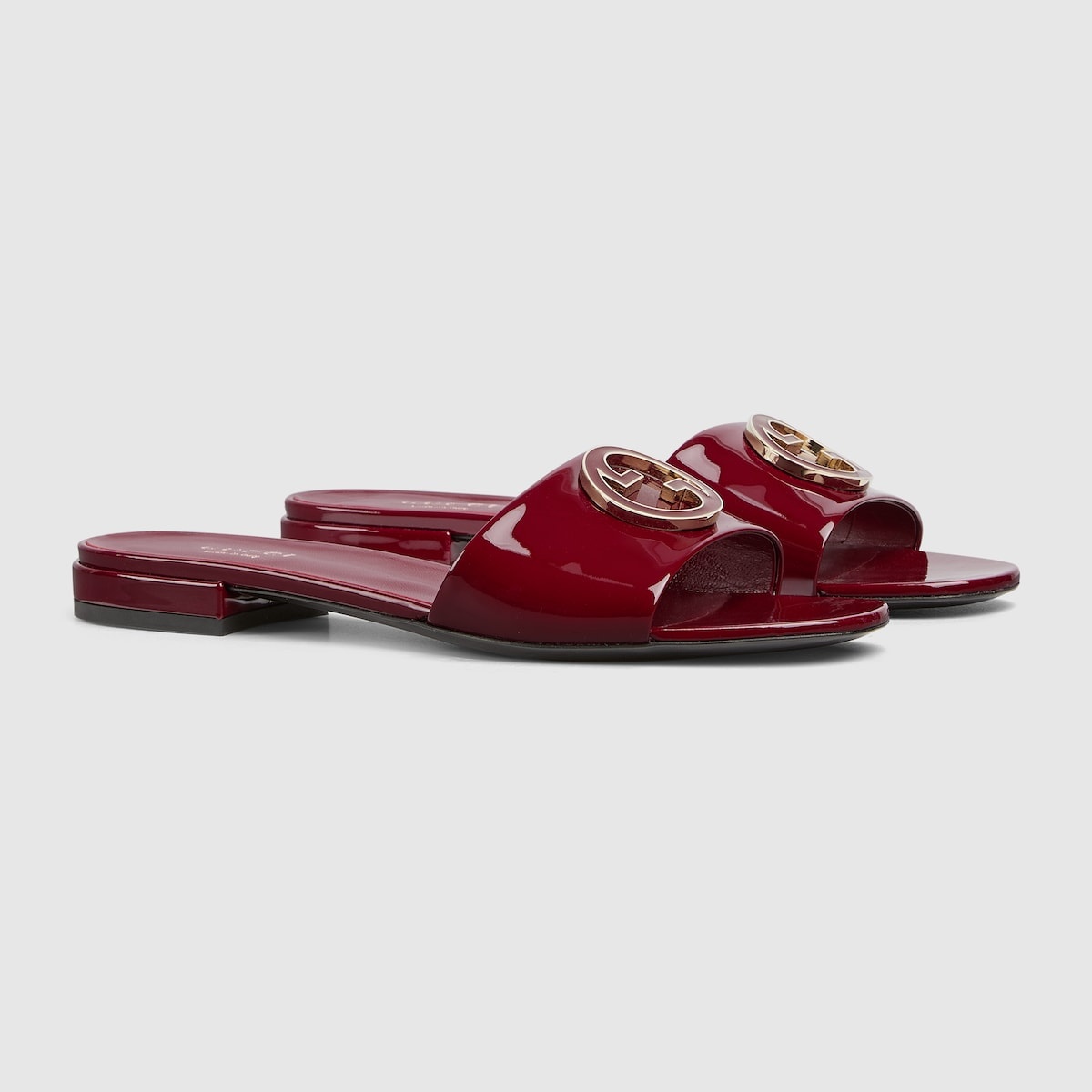 Women's Round Interlocking G sandal - 2