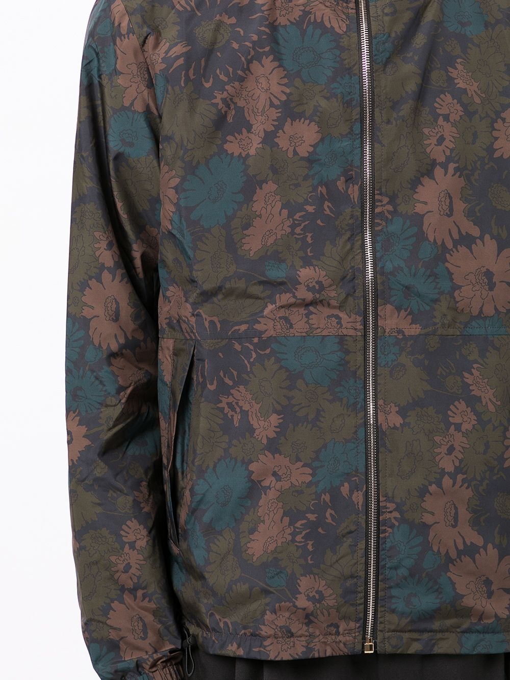 floral-print reversible hooded jacket - 5