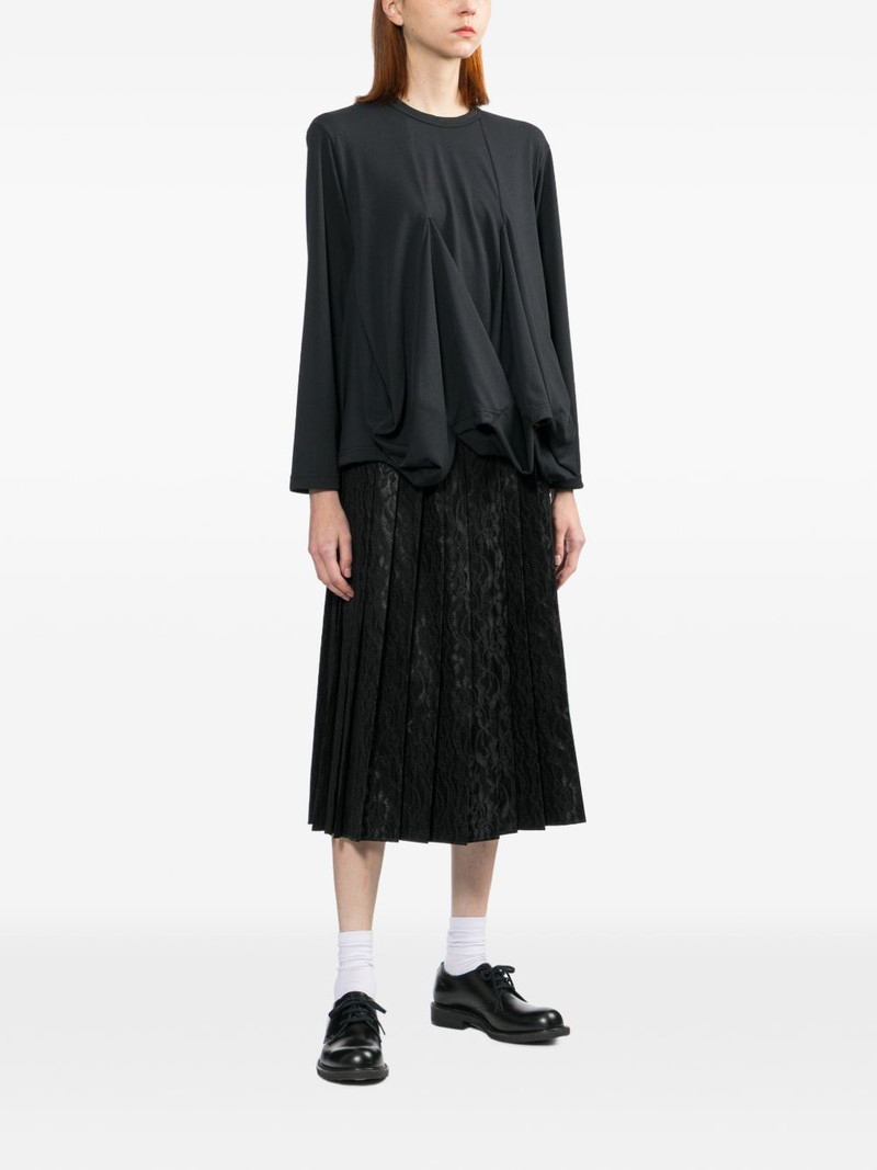 Comme Des Garçons pleated T-shirt outlook