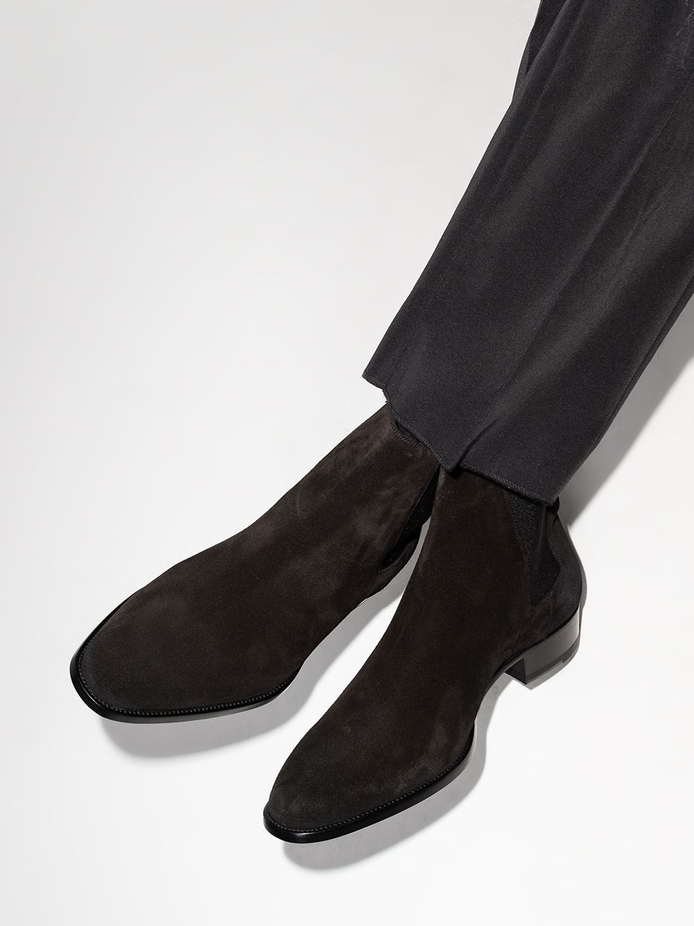 Wyatt 30mm suede Chelsea boots - 3
