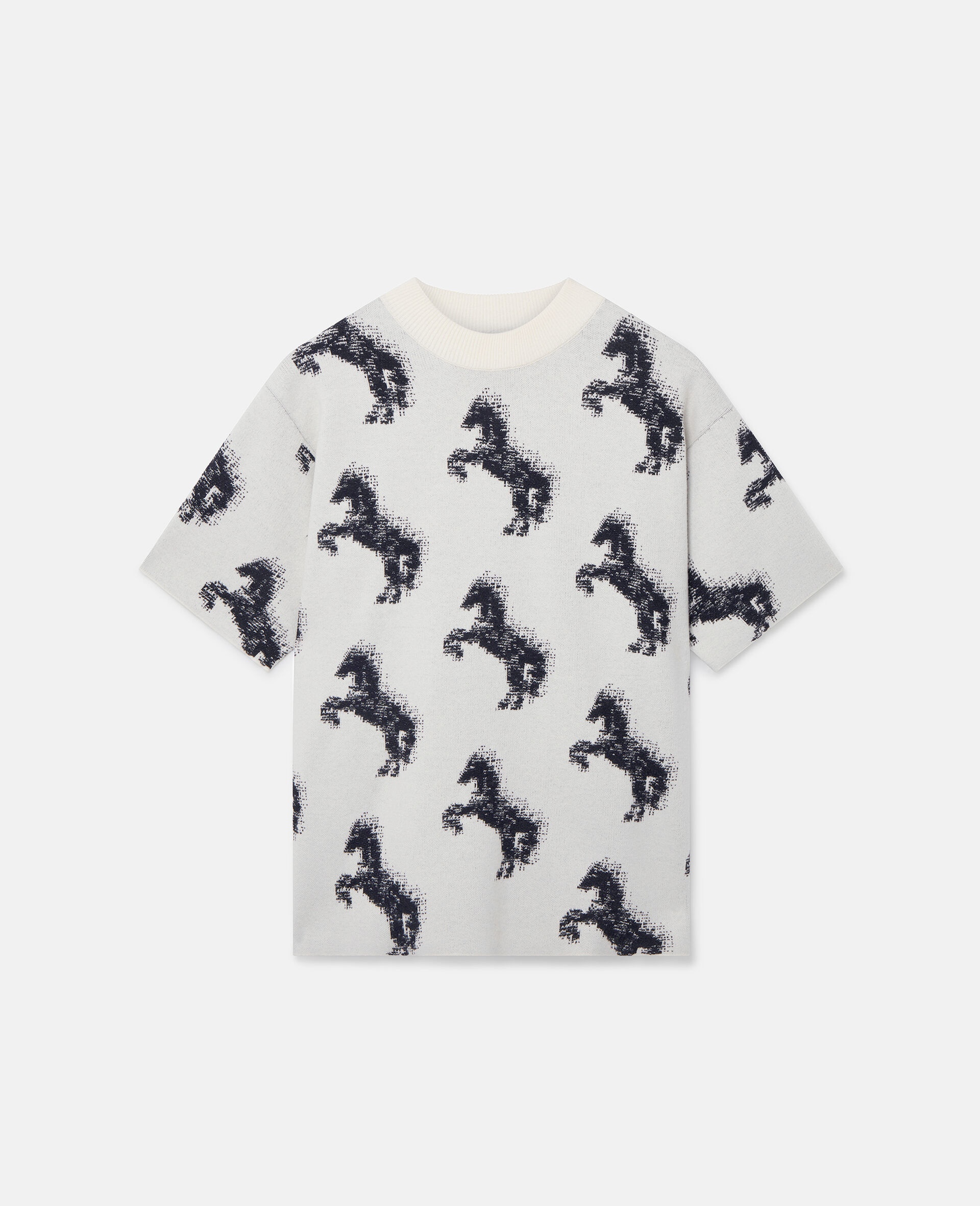 Pixel Horse Jacquard T-Shirt - 1