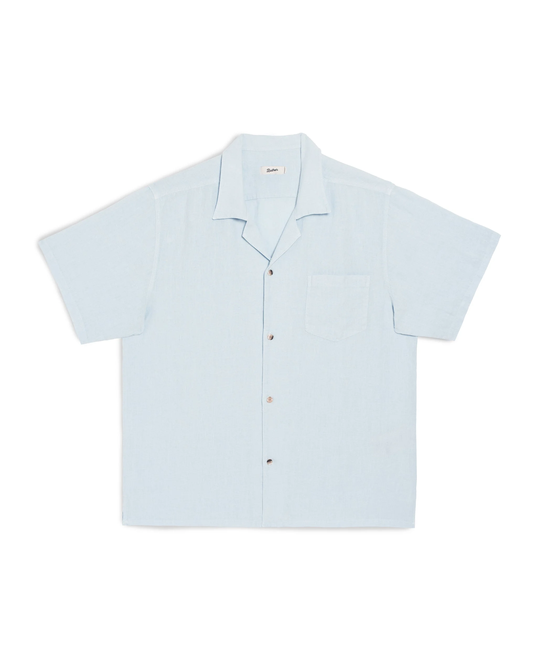 Sky Linen Camp Shirt - 1