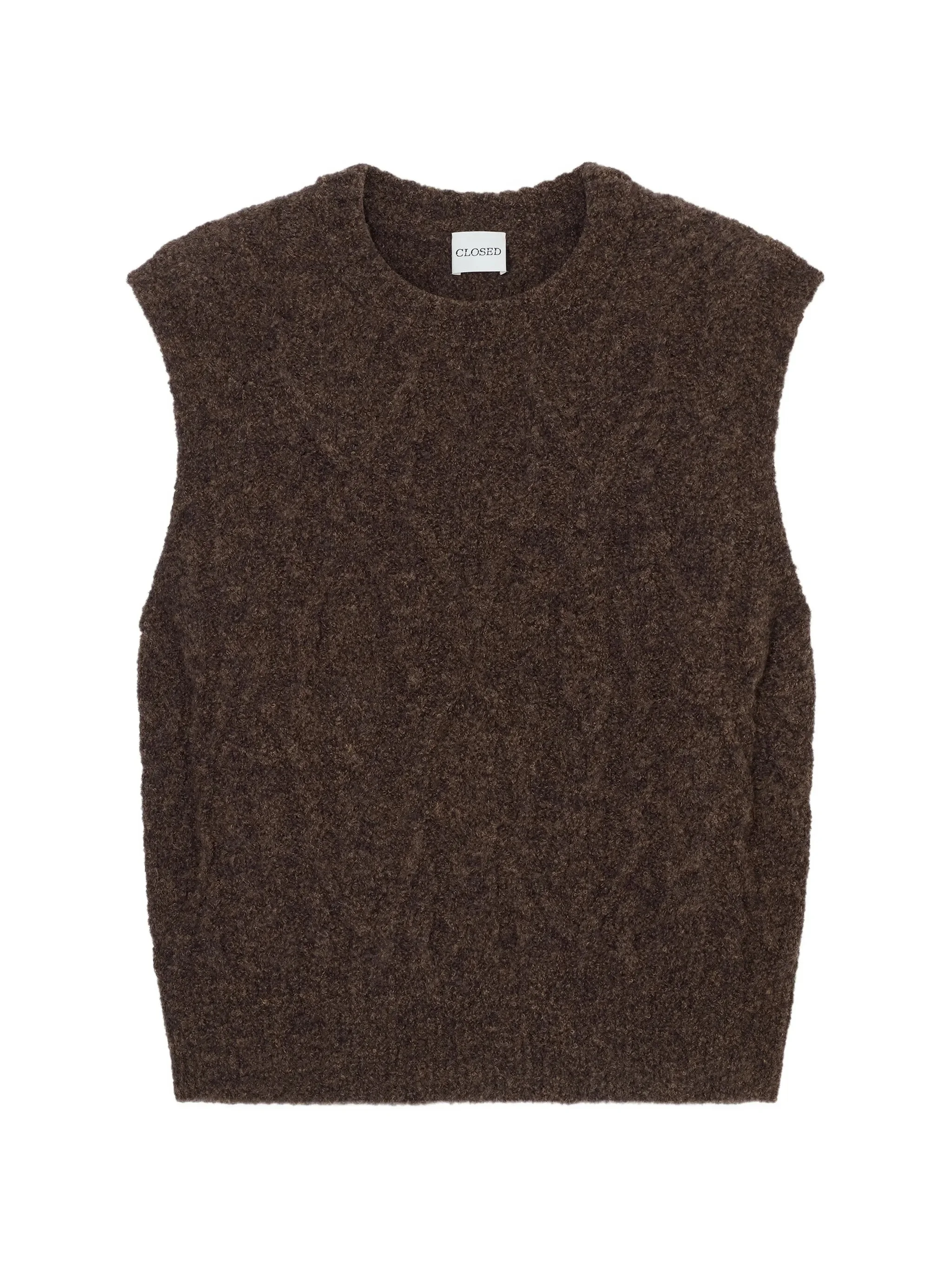 Closed Crew-neck Vest - 1