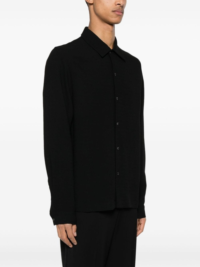 crepe long-sleeved shirt 3