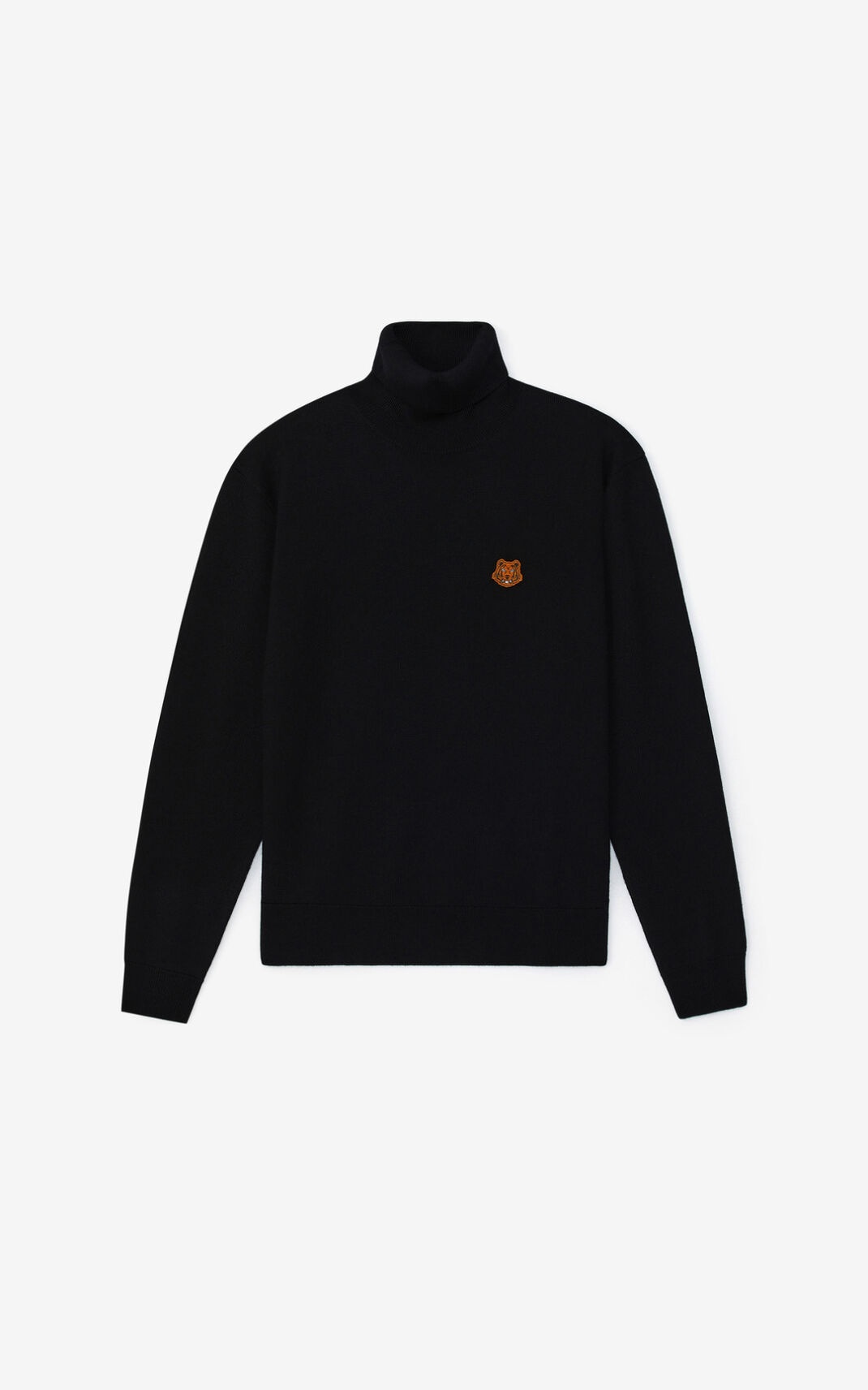 Tiger Crest roll-neck jumper - 1