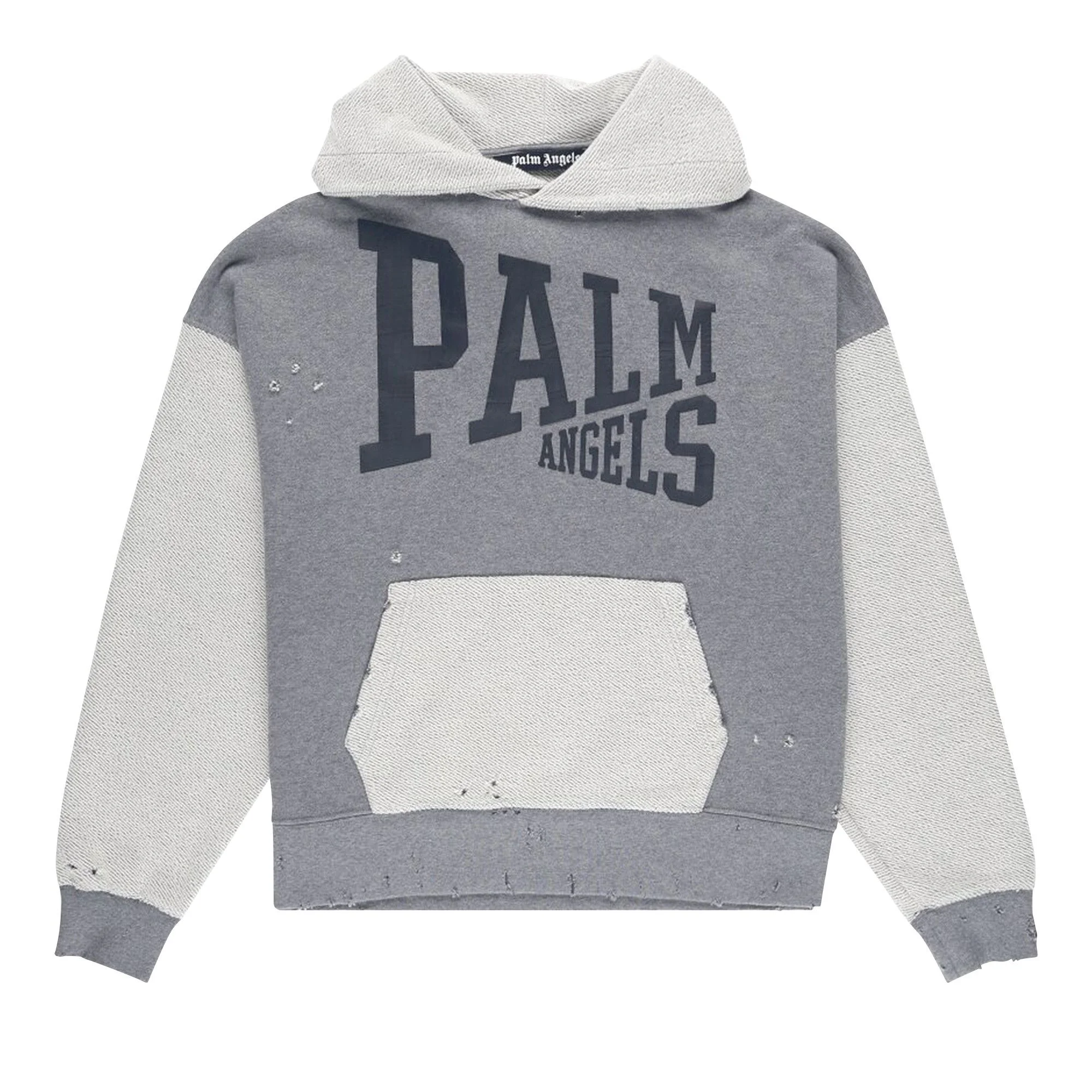 Palm Angels College Hoodie 'Grey' - 1