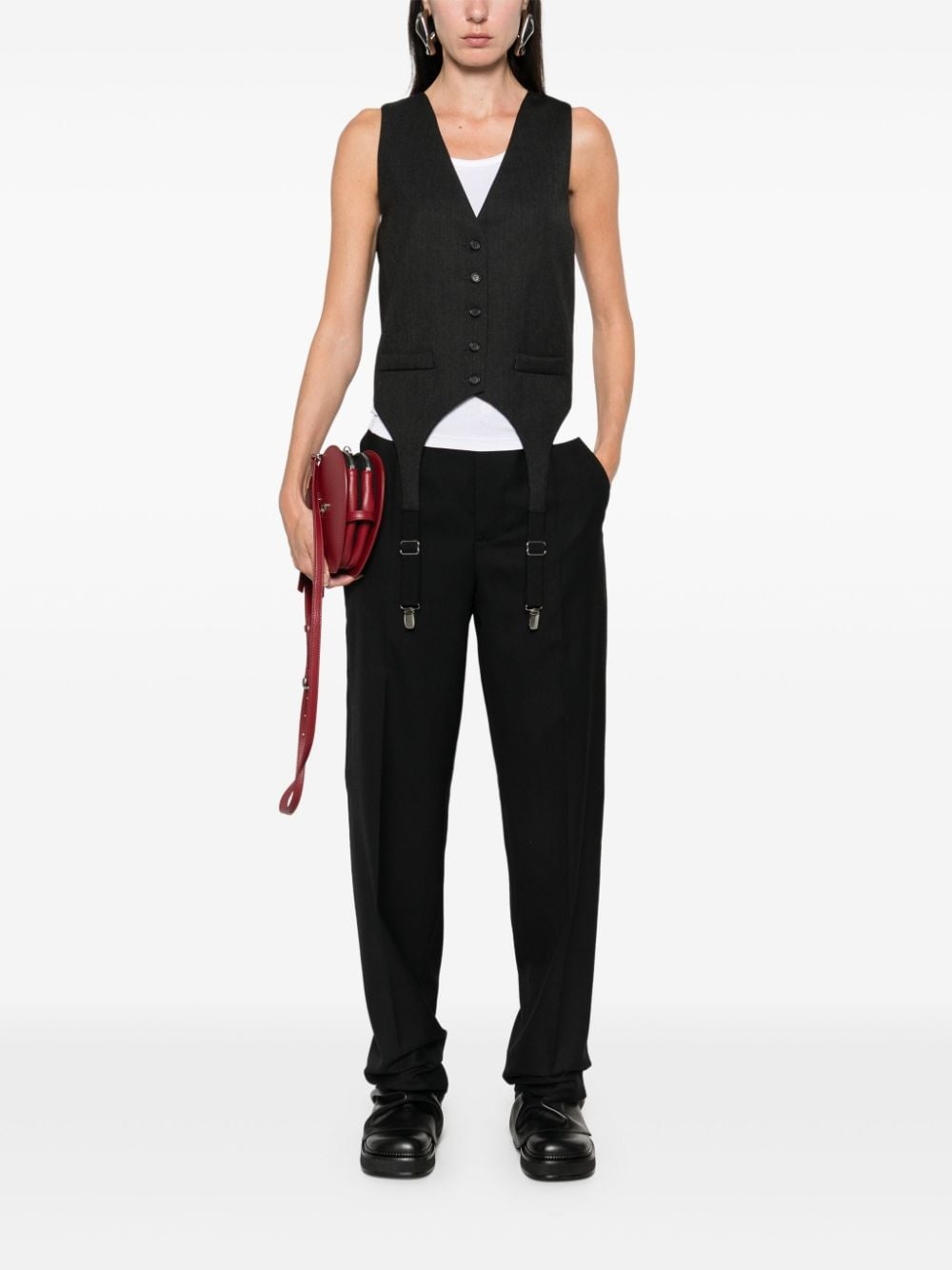 ベスト・ジレ Moschino Virgin Wool Vest Moschino virgin wool waistcoat | REVERSIBLE