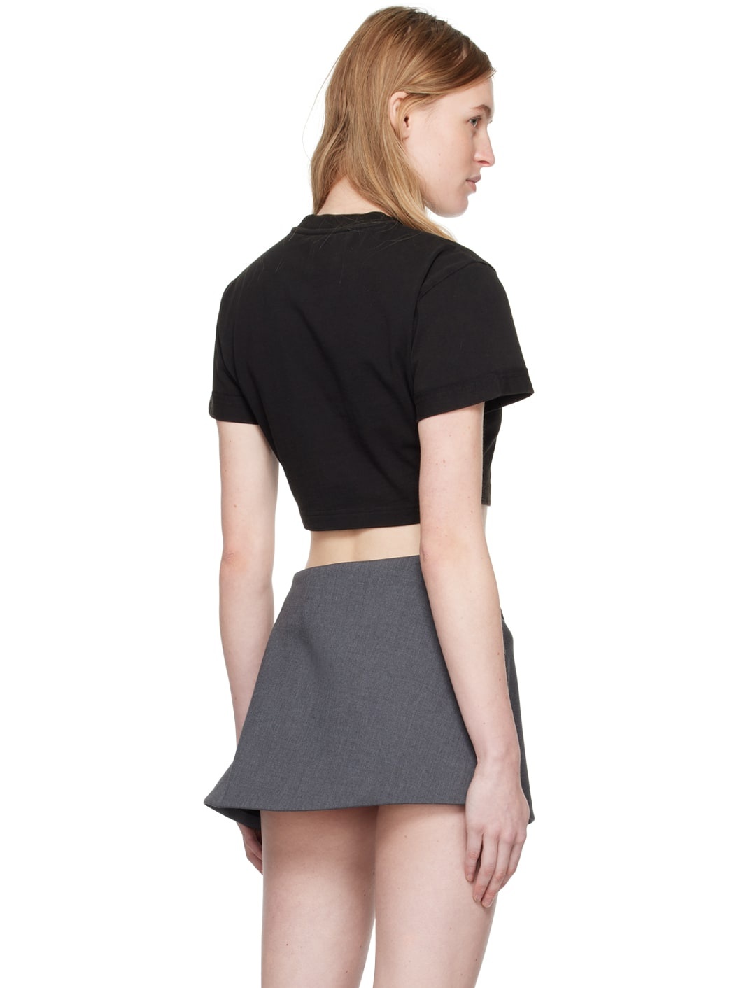 Black Embossed T-Shirt - 3