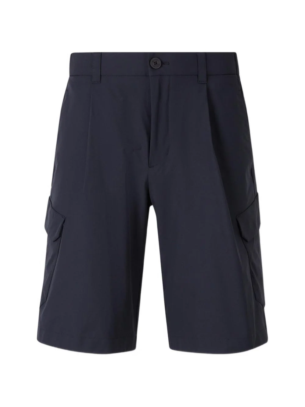 pleat-detail cargo shorts - 1