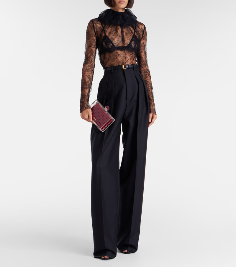 AQUAZZURA Tequila Mini beaded clutch outlook