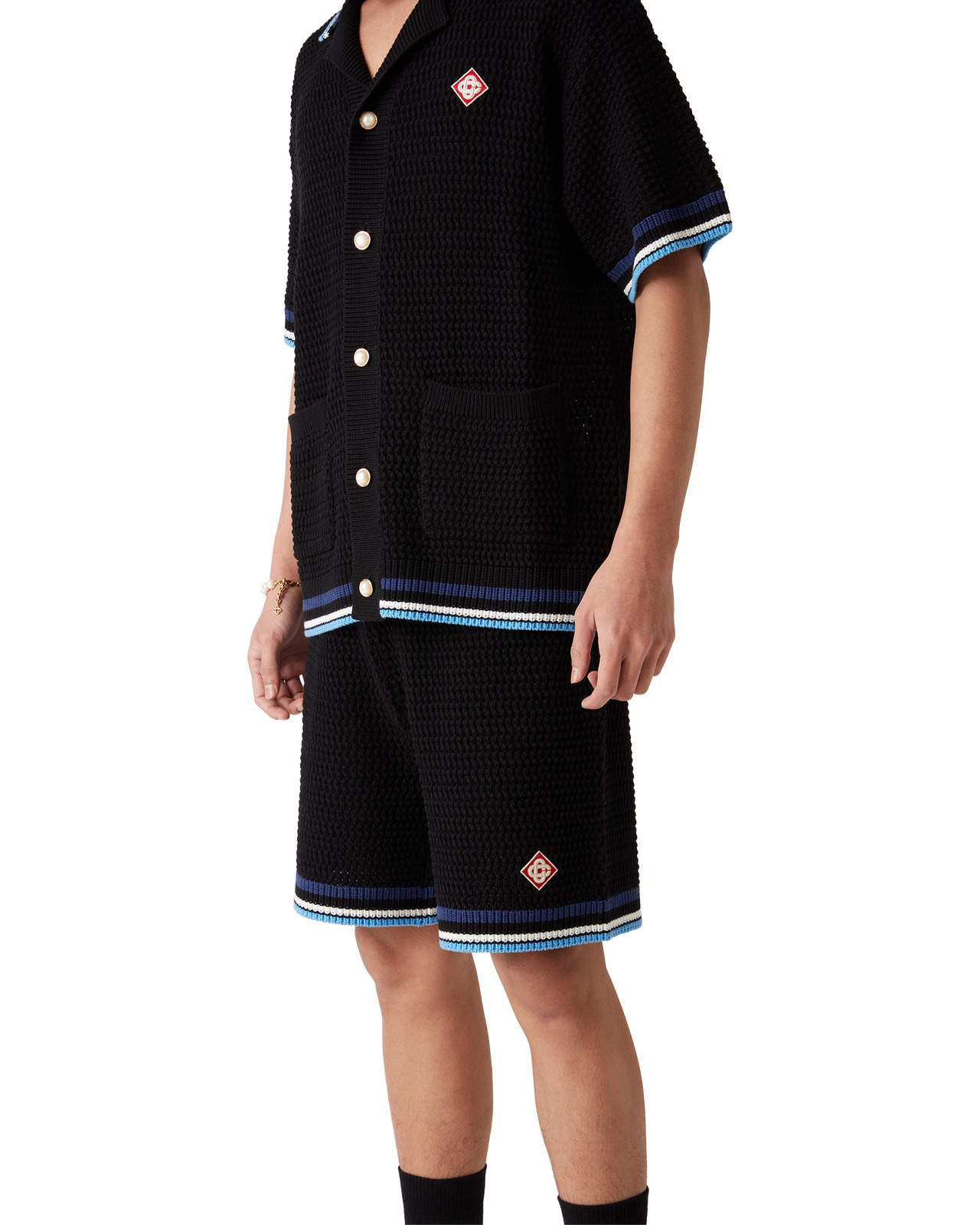 Crochet Sporty Shorts | Casablanca Paris - 3