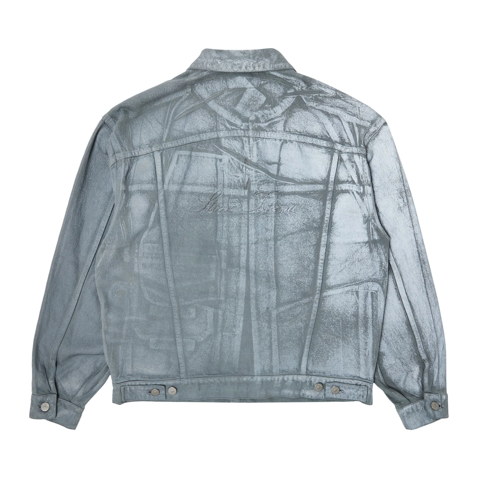 ジャケット・アウター Supreme x Stone  Jacket Reflective Supreme Supreme x Stone Island Denim Trucker Jacket 'Reflective