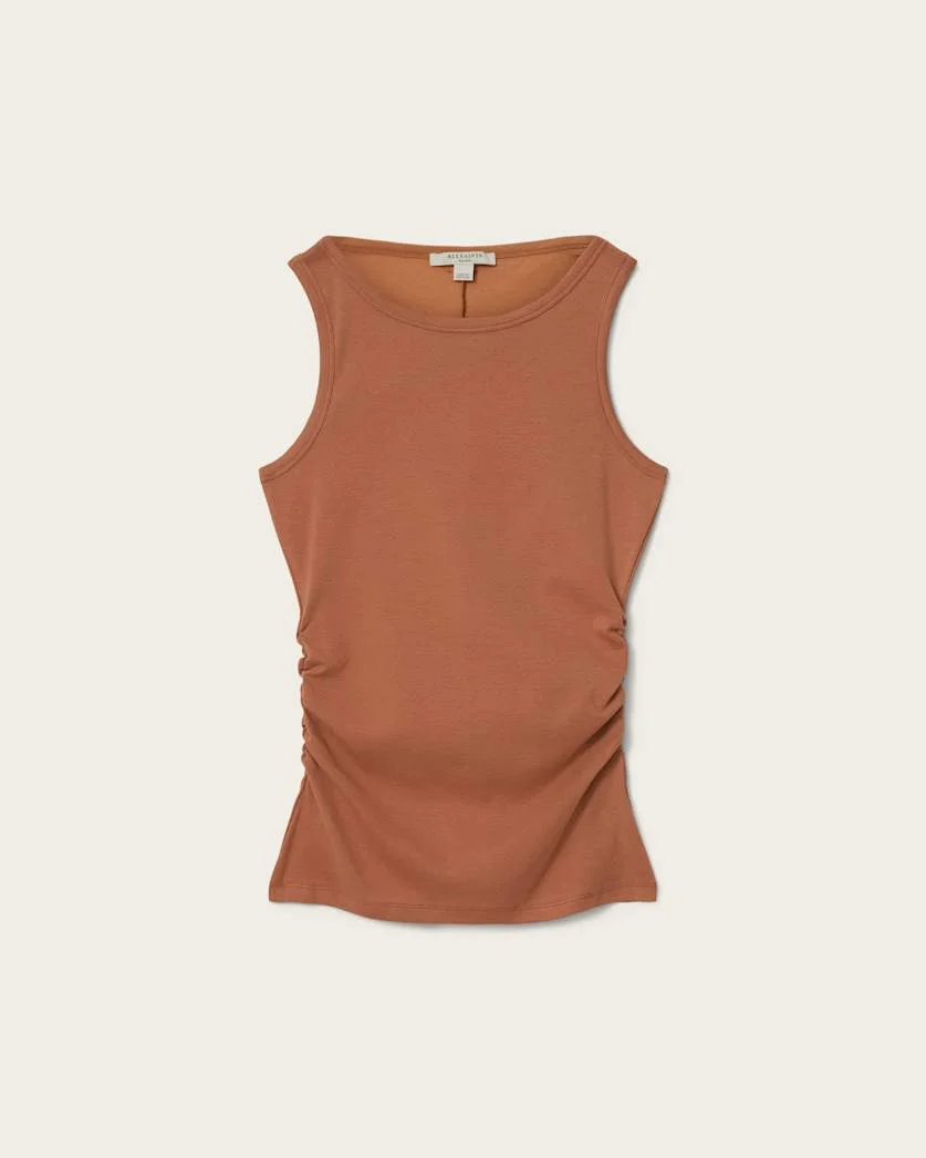 KATARINA BOAT NECK SLIM FIT TANK TOP - 1