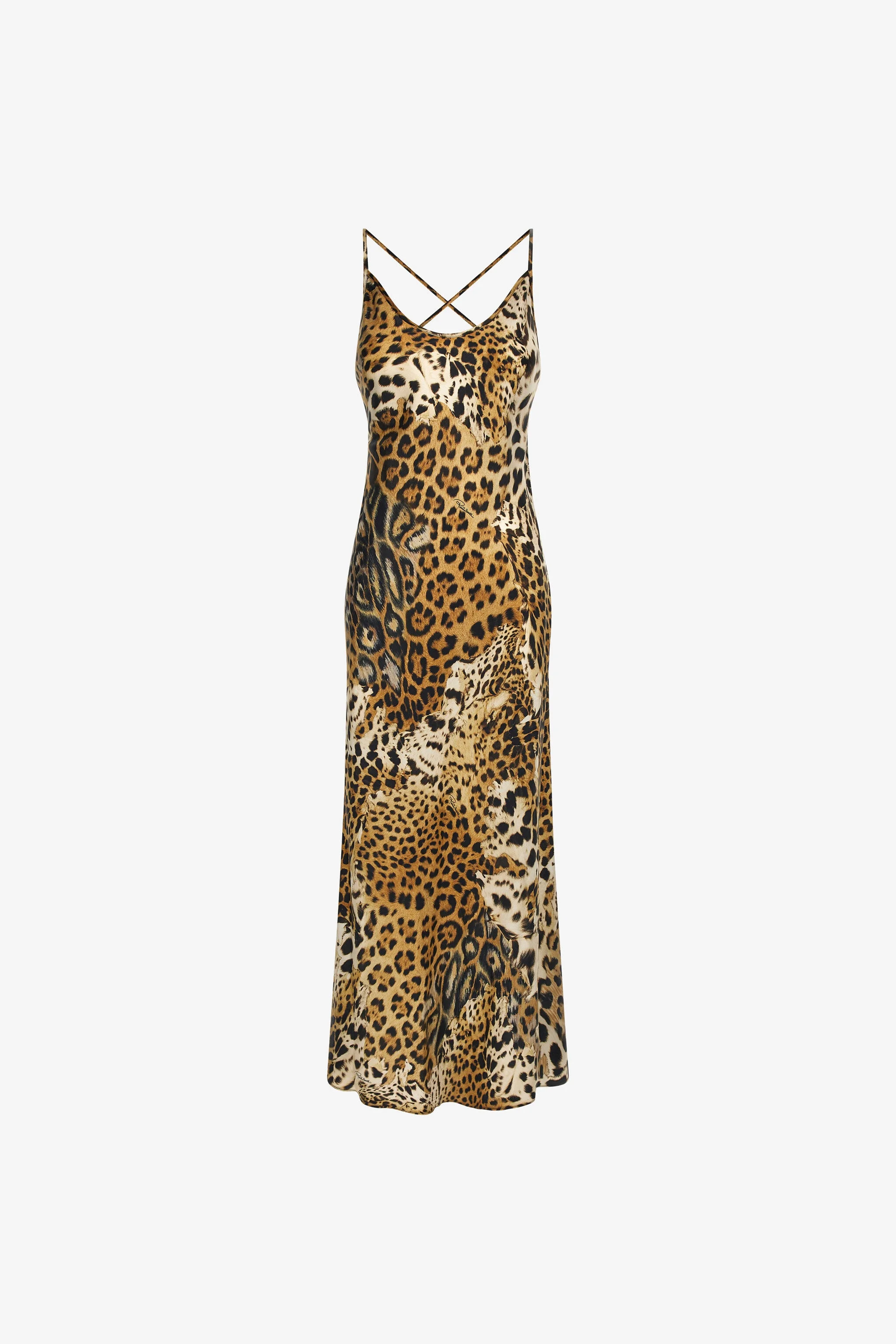 Jaguar Skin print lingerie dress - 1