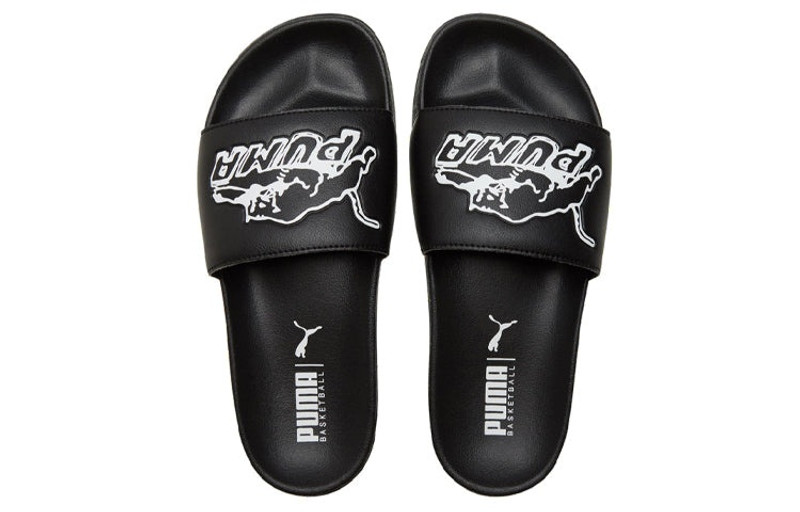 PUMA PUMA Leadcat Ftr BB Cat Slipper Black/White 382501-02 outlook