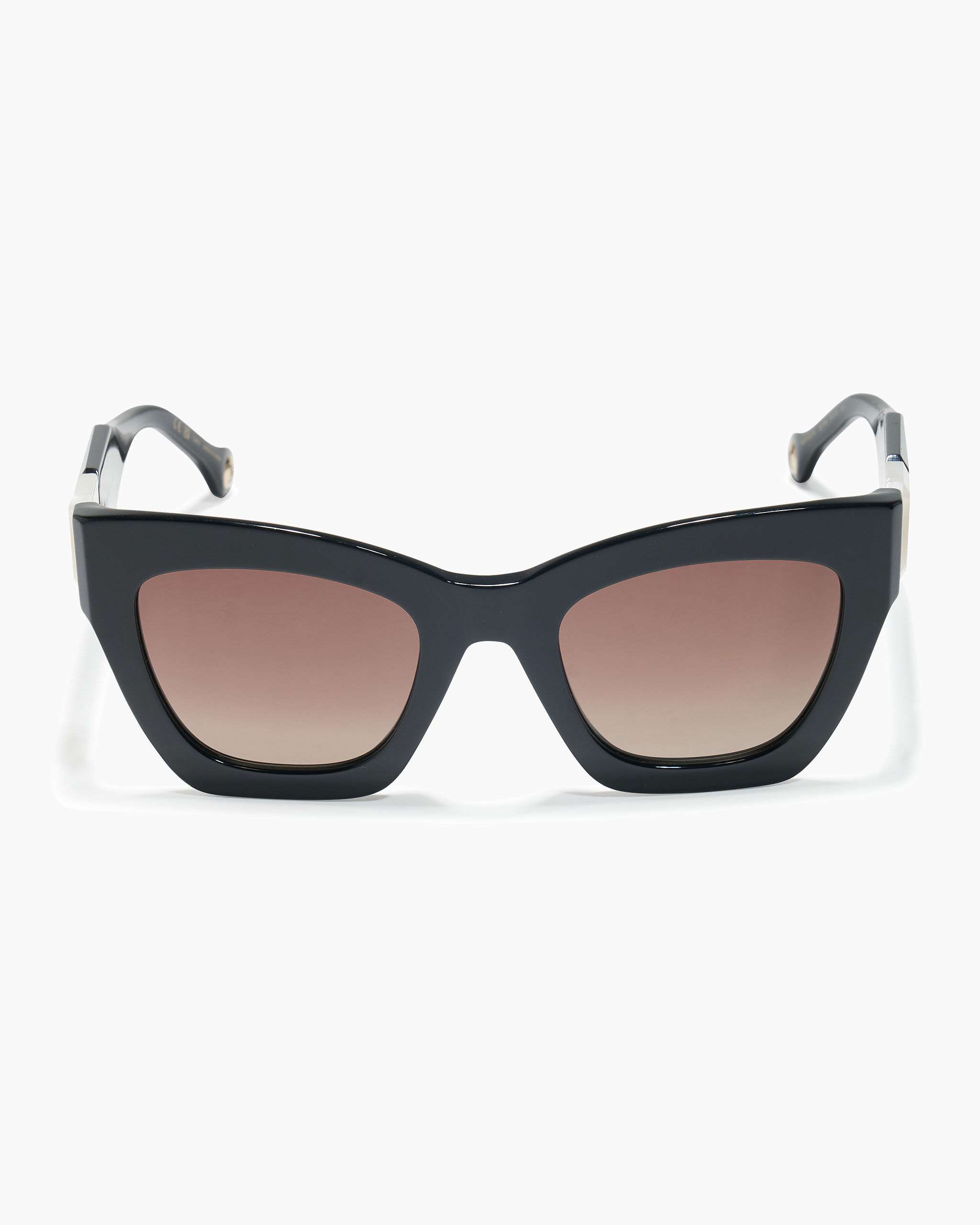 Cat Eye Sunglasses with Temple Insert - 4