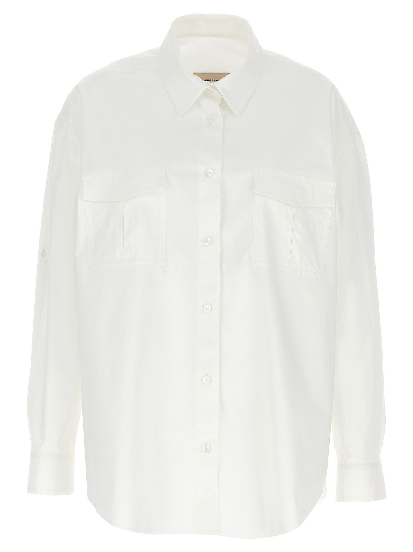 Pocket Shirt Shirt, Blouse White - 1