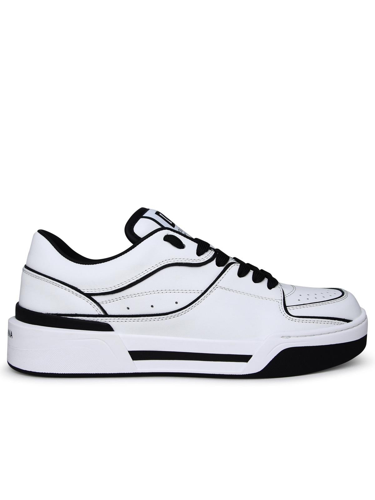 Dolce & Gabbana Man Dolce & Gabbana New Roma White Leather Sneakers - 1