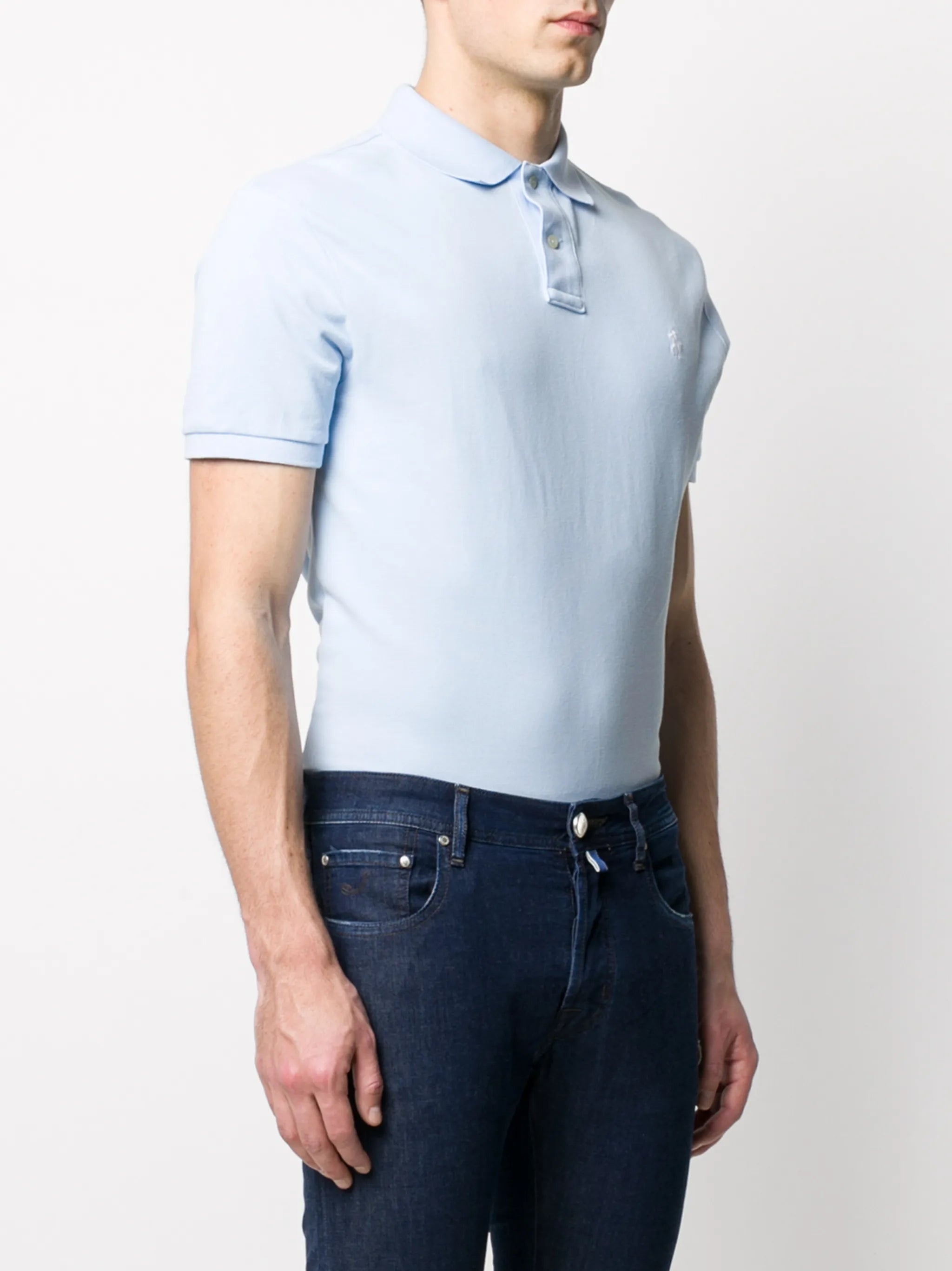 Embroidered Logo Polo Shirt - 4