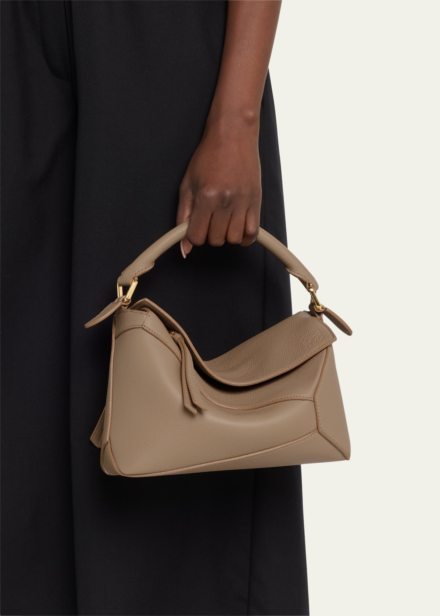 Mini Puzzle Edge Leather Shoulder Bag - 2