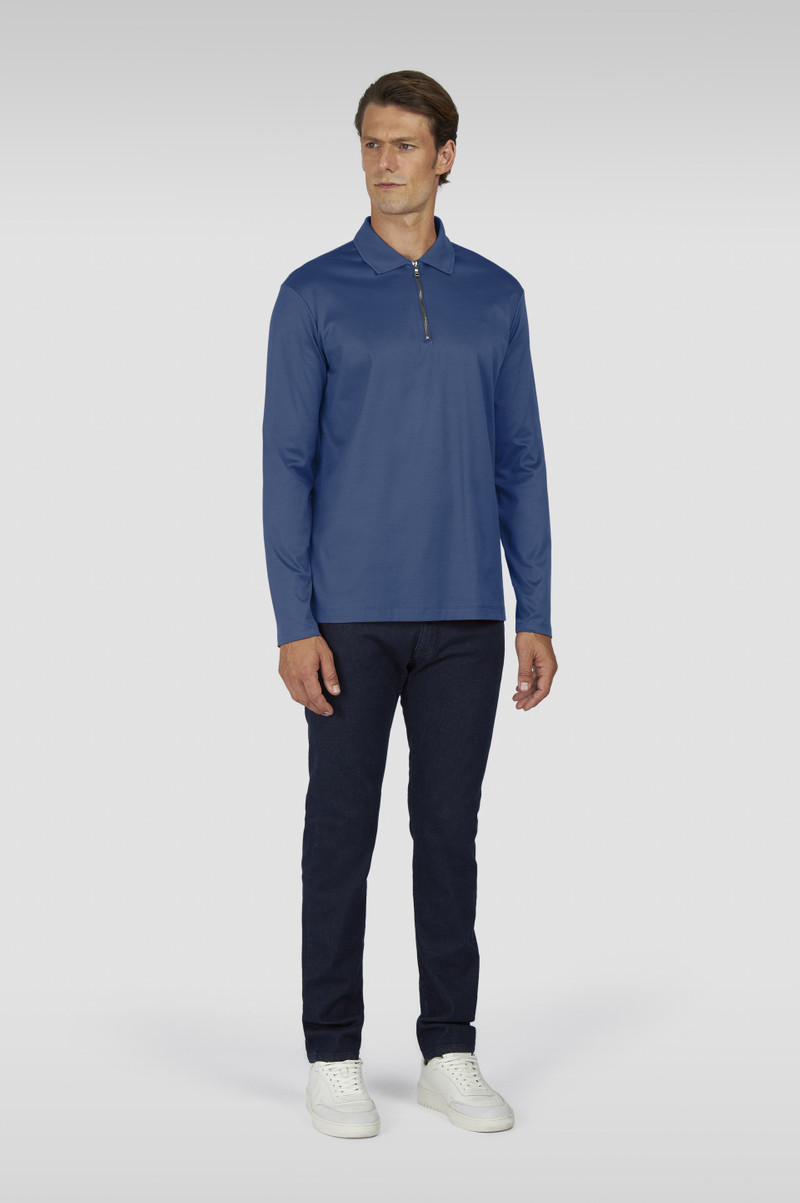 Paul & Shark AQUA TOUCH COTTON ZIP-UP POLO SHIRT outlook