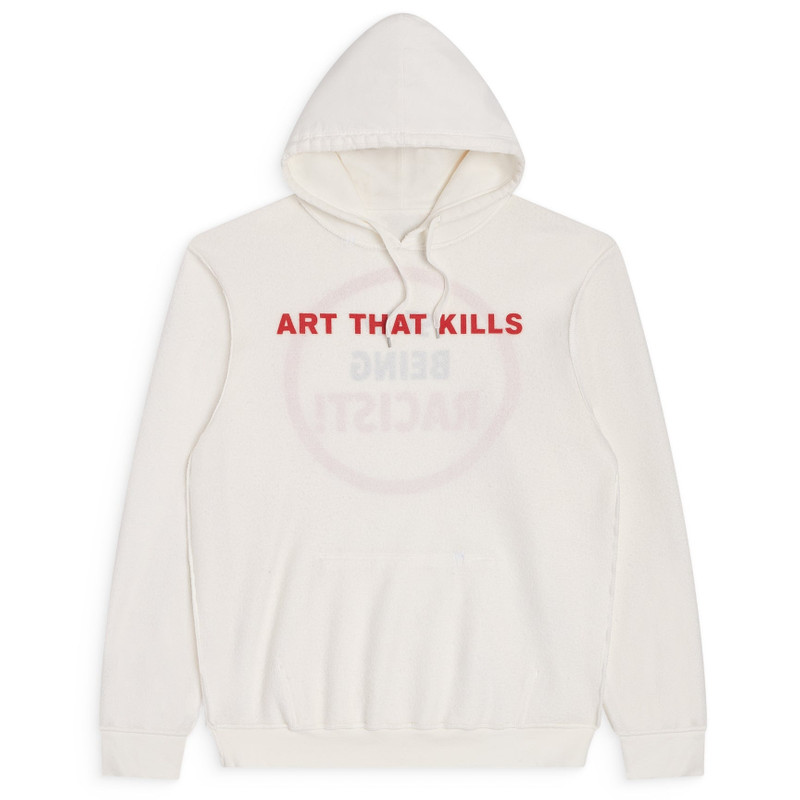 GALLERY DEPT. STOP BEING RACIST REVERSIBLE ATK HOODIE outlook