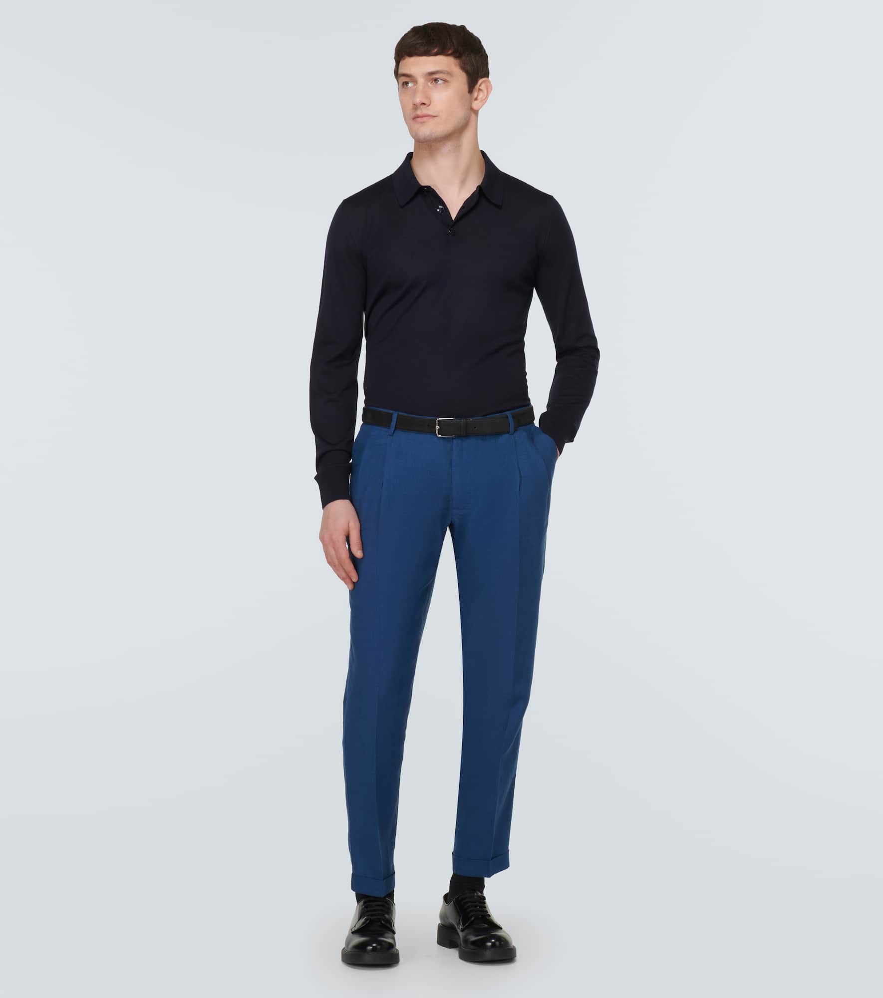 Cashmere polo sweater - 2