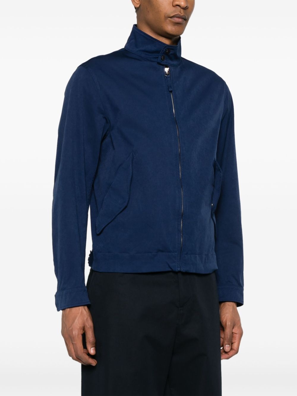 stand up-collar jacket - 3