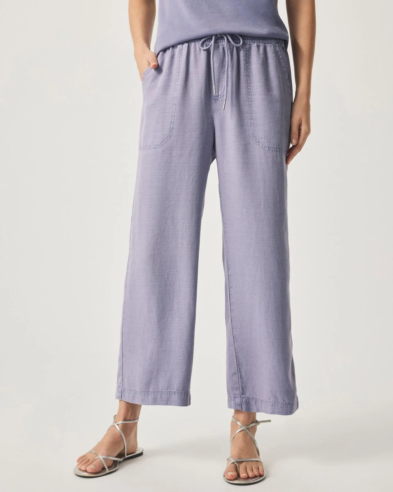 Angie Crop Wide Leg Pant - 1