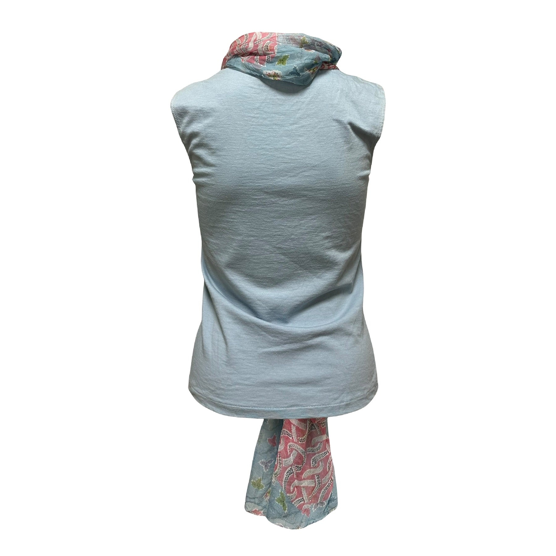 CHRISTIAN DIOR Spring Summer 2003 Tank Top with Floral Print Scarf - 2