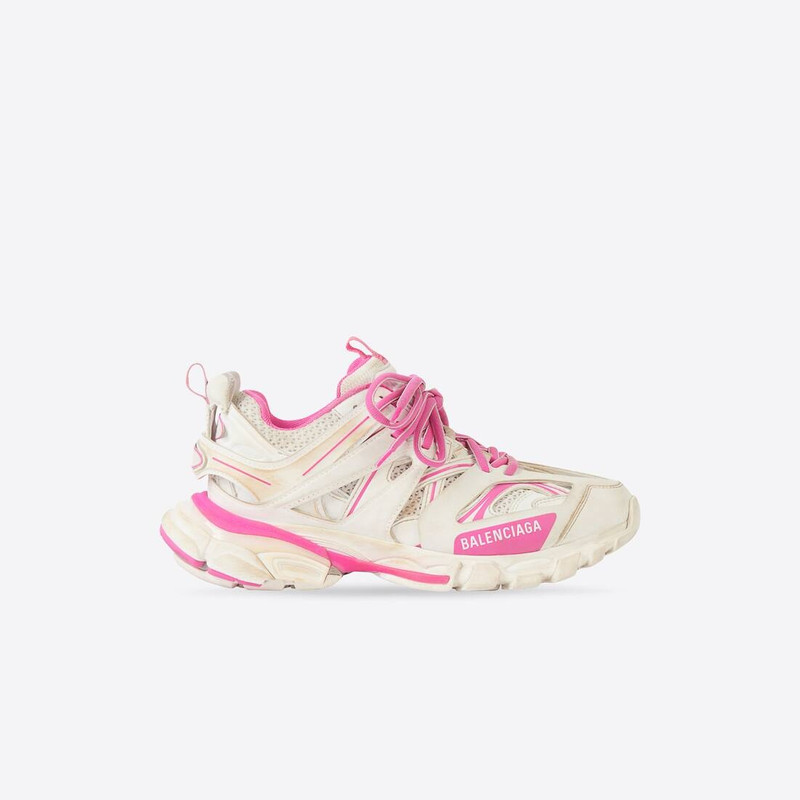 Women's Track Sneaker Worn Out in Purple/white - 1