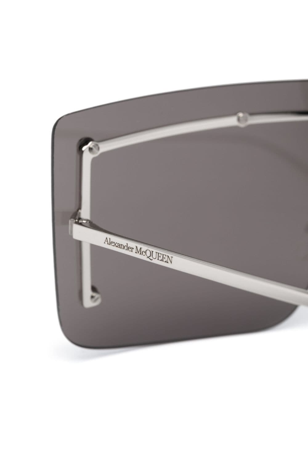 logo-engraved frameless sunglasses - 3