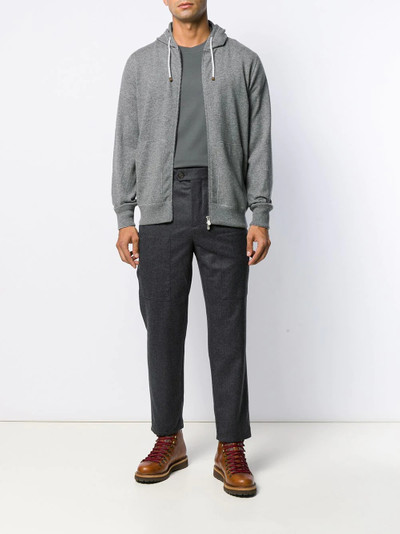 Brunello Cucinelli cashmere hooded jacket outlook